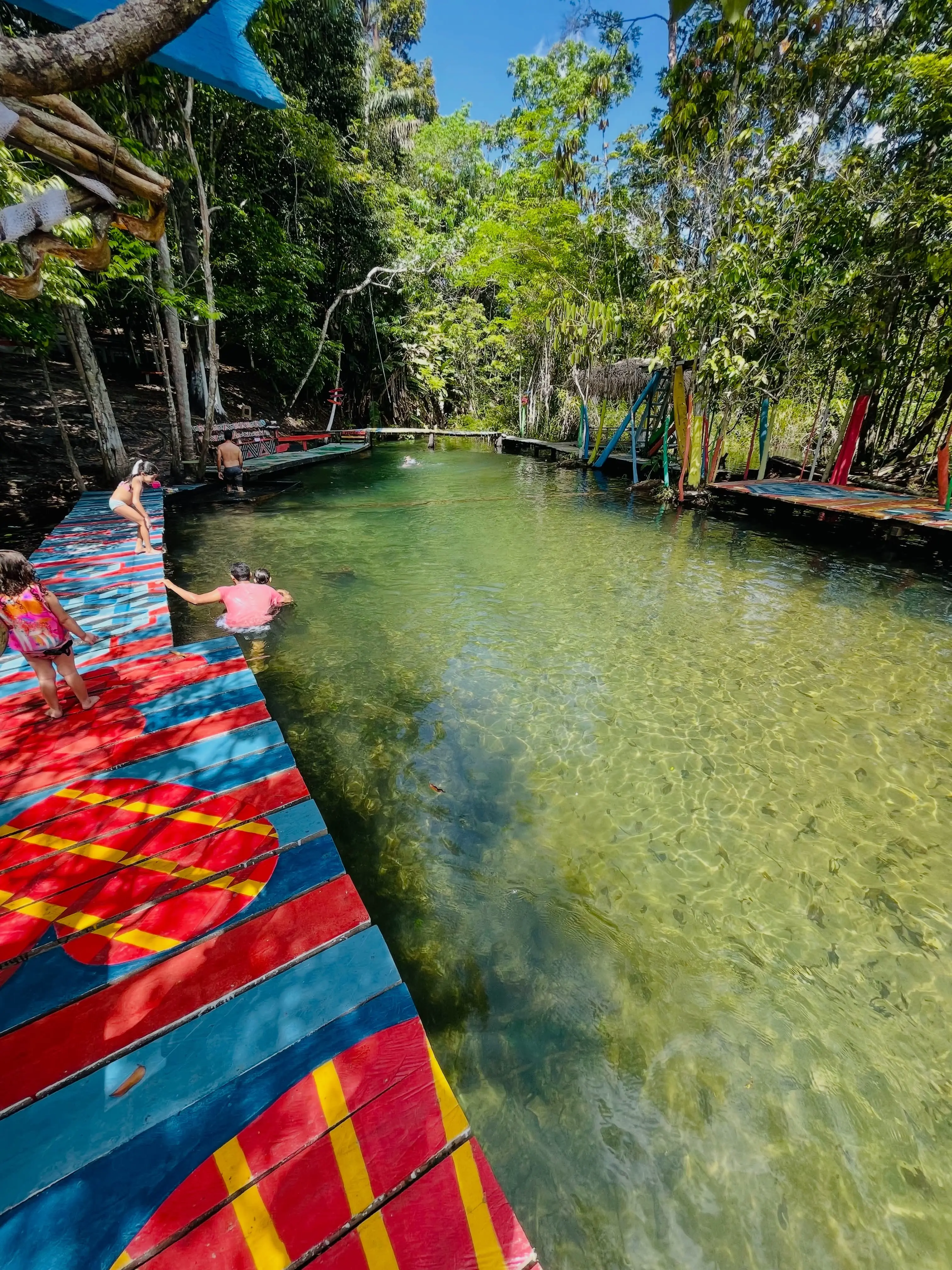 Piscina Natural no Balneário Esperança, Breu Branco, PA